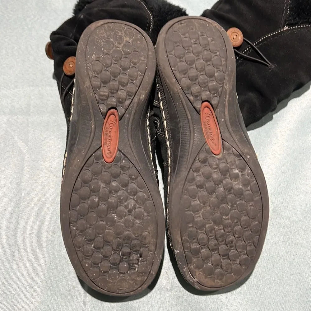 BARETRAPS ESHA Suede‎ Tall Snow Winter Boots Fully Lined Insulated Sz 8 B88